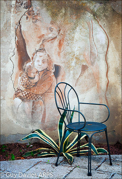 Girl & Cow Mural, Montisi
