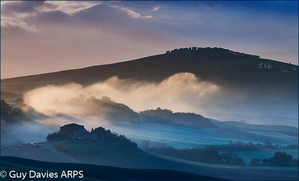 Dawn Light, Tuscany
