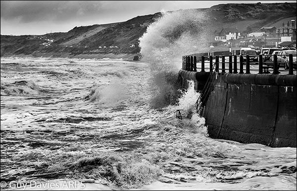Storm at Sandsend